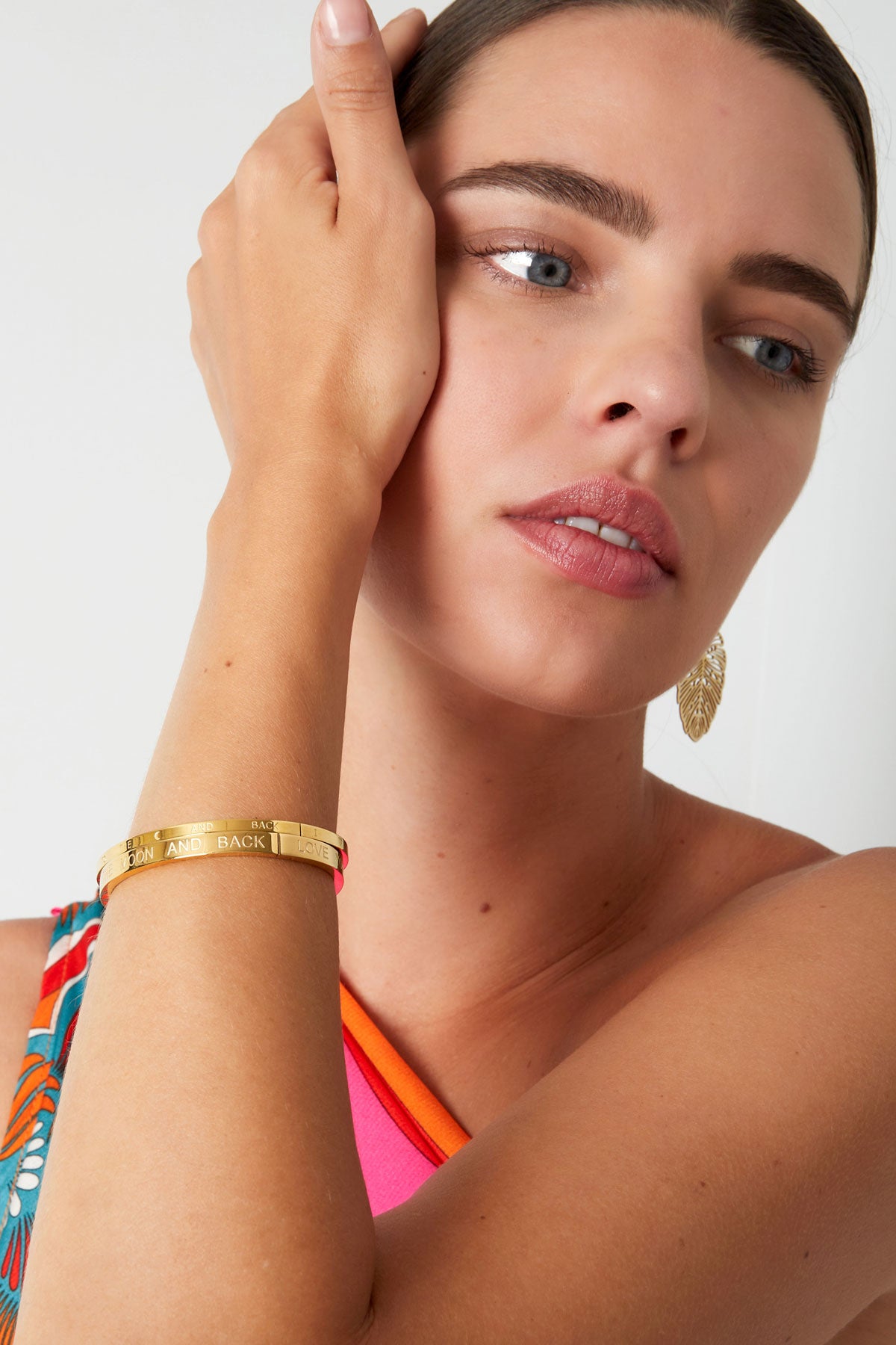 Bracciale Luxe Slave Love You to the Moon and Back - Argento