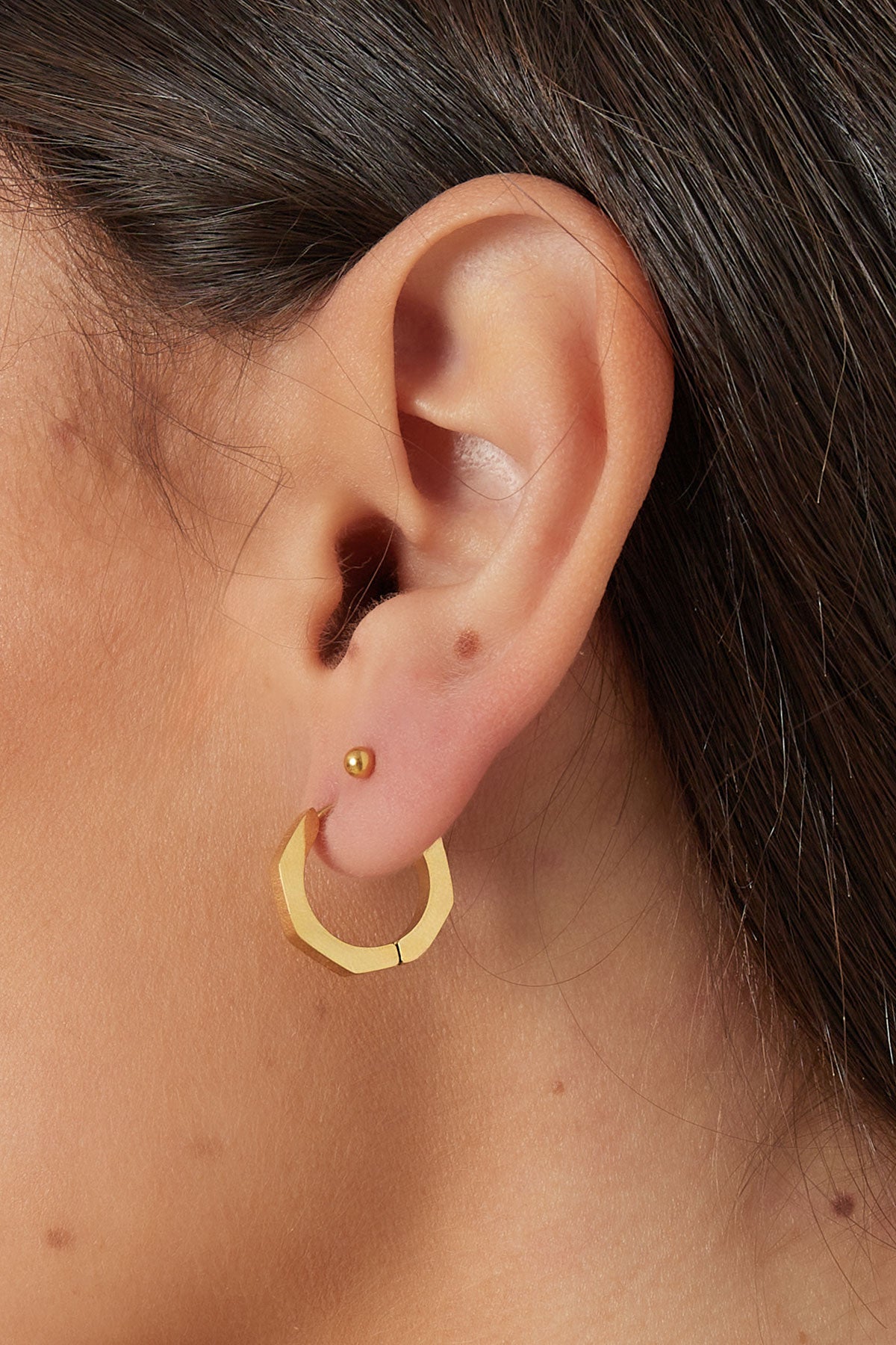 Orecchini Luxe Classic Round - Oro