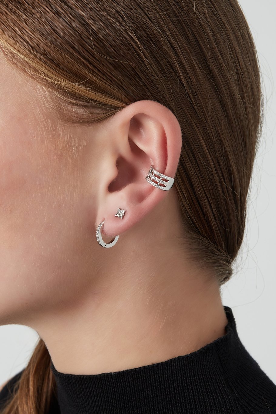 Earcuff Dazzle - silver