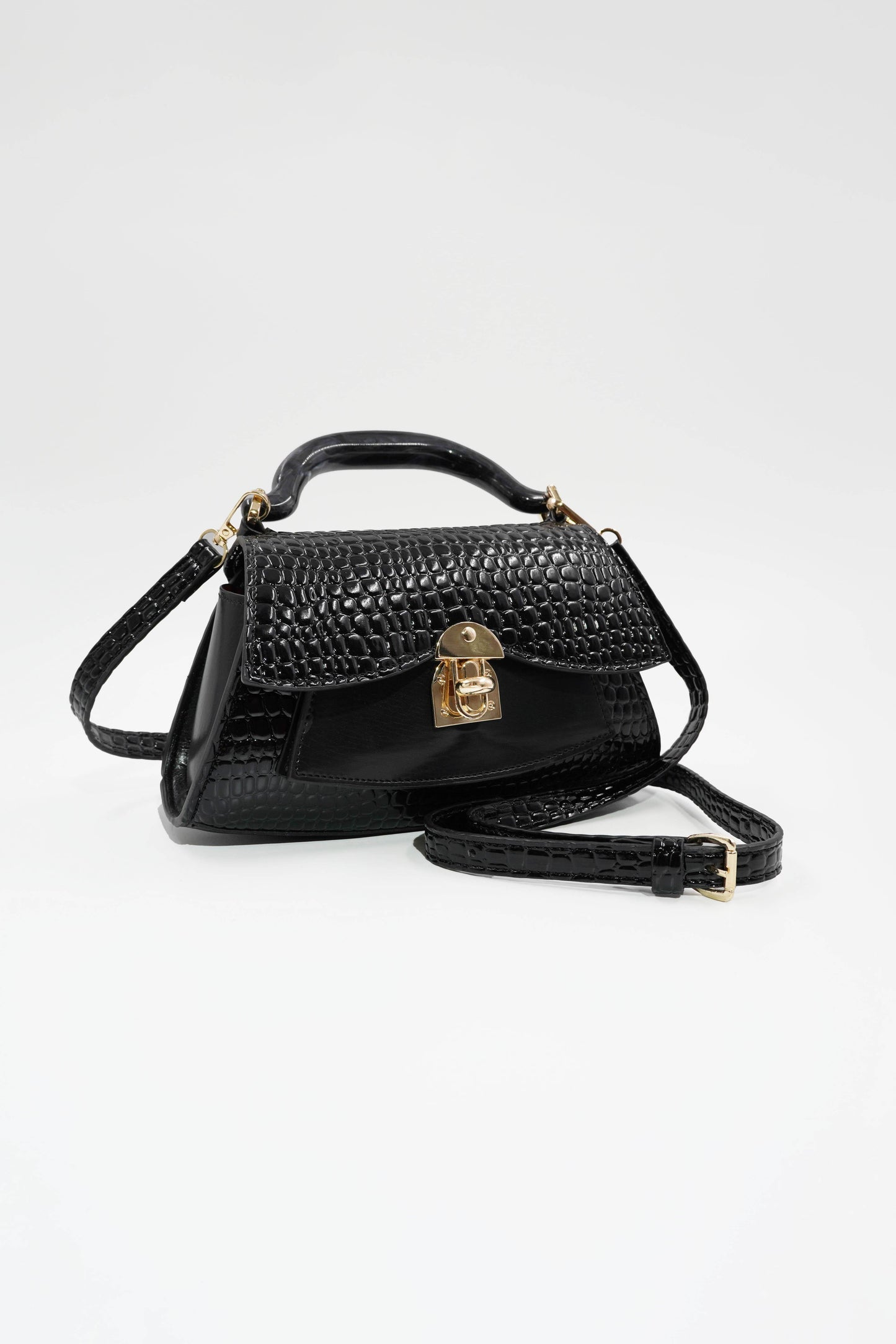 Torba Luisa Black Patent