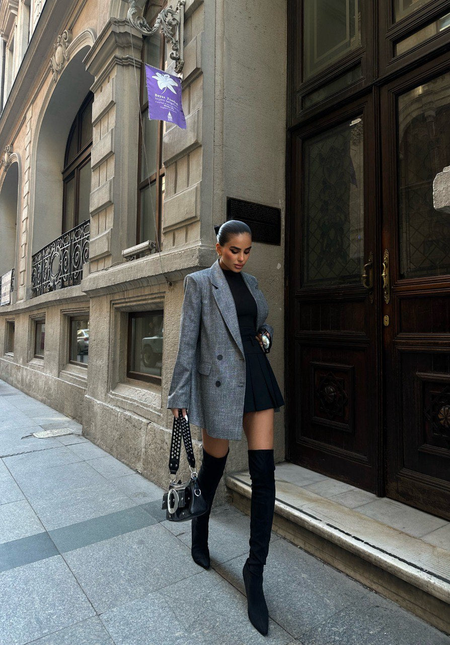 Jacket Oversize Special Tufted - Grey