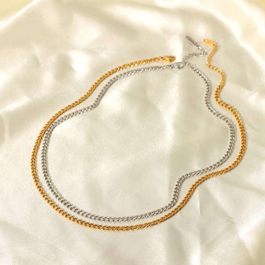 Lančić Luxe Simple Chain - silver