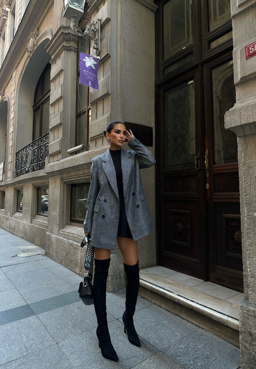 Jacket Oversize Special Tufted - Grey