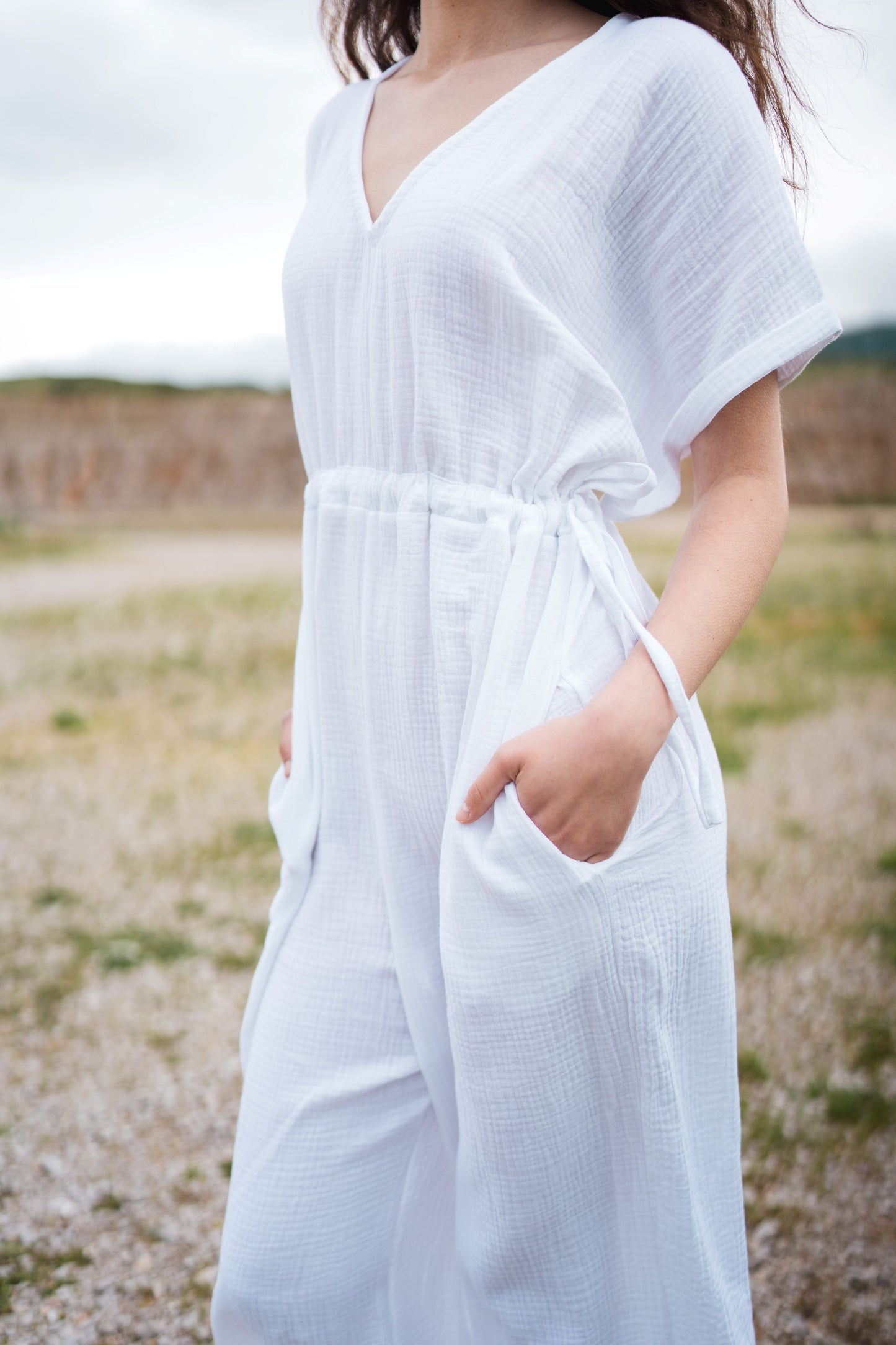 Ease In Jumpsuit - white