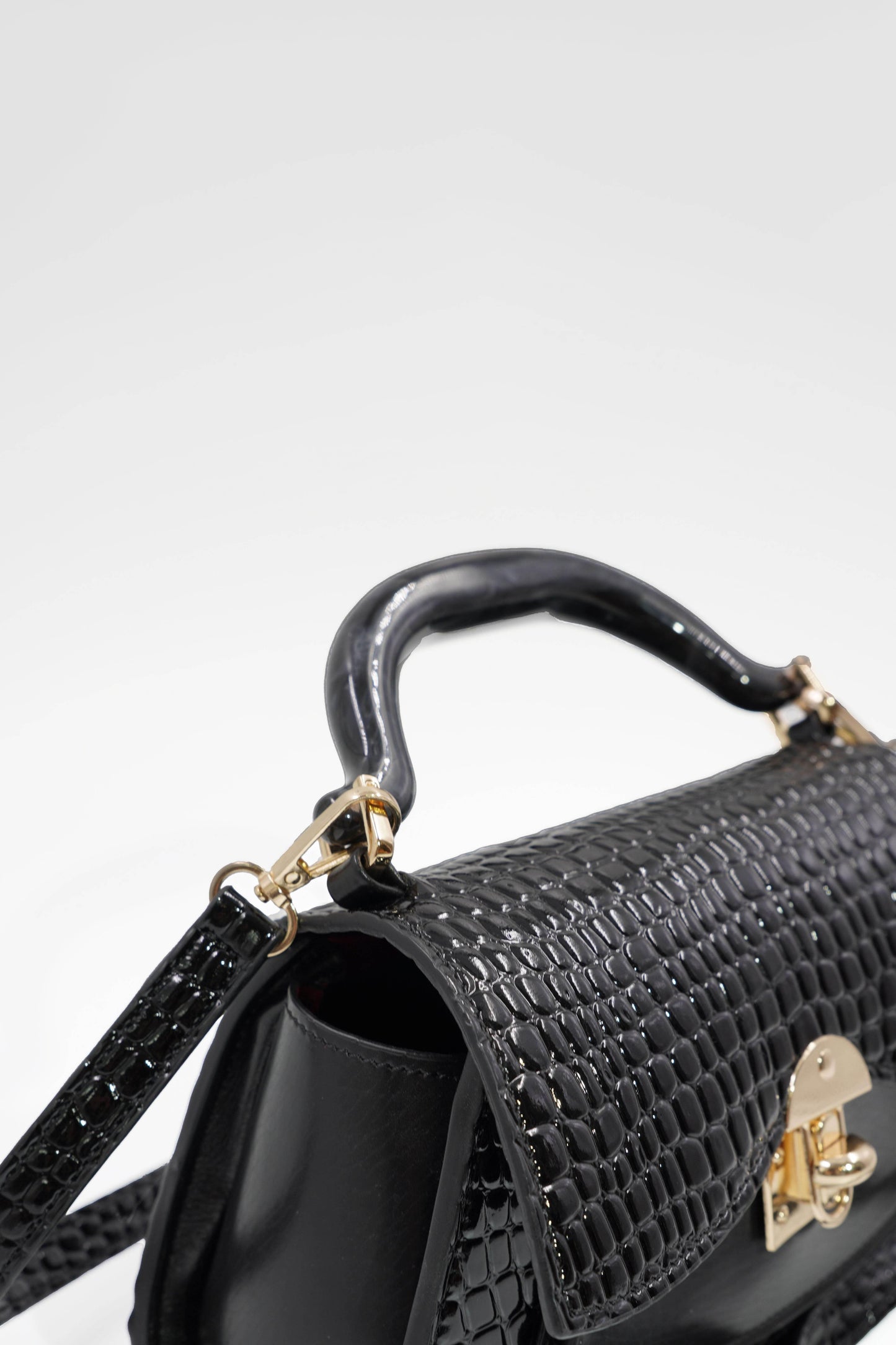 Torba Luisa Black Patent