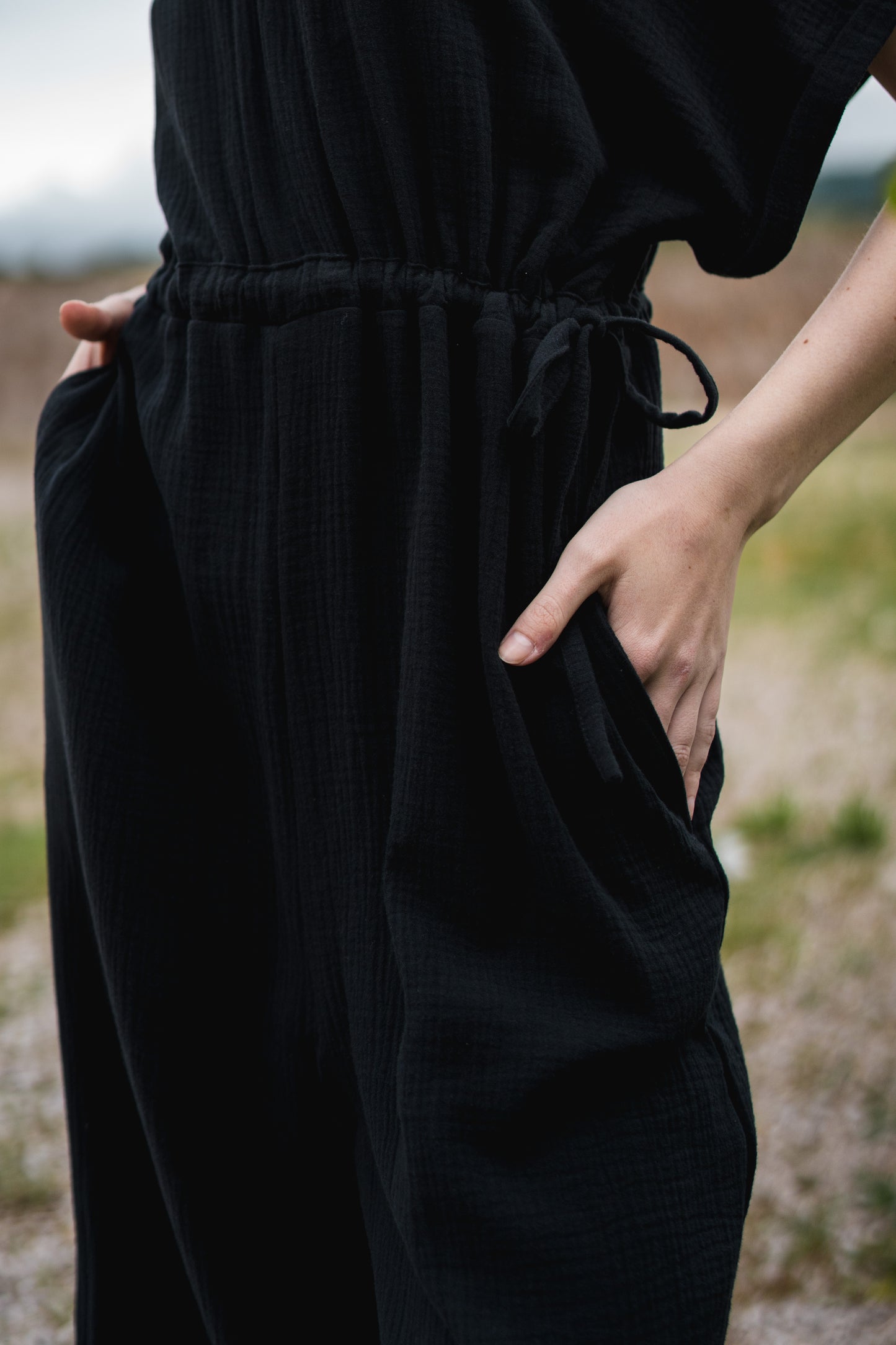 Ease In Jumpsuit - black