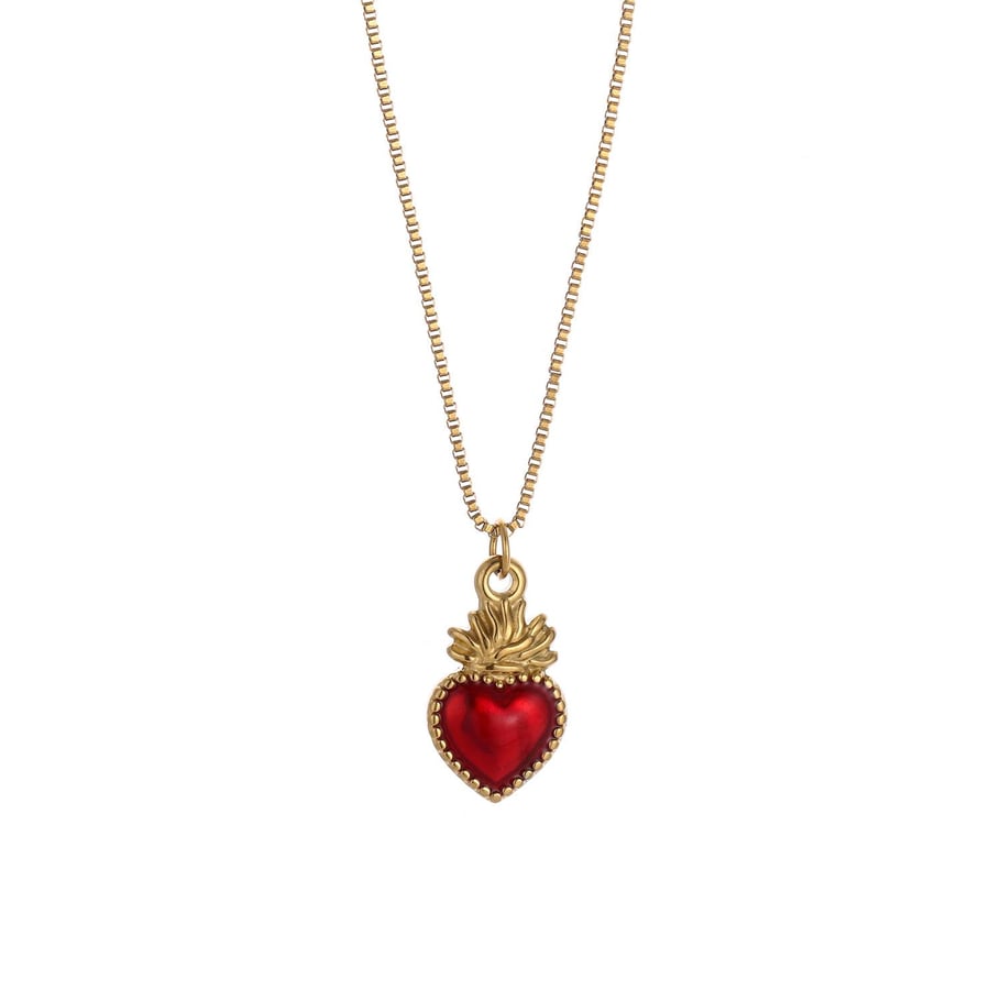 Lančić Luxe Fire Heart