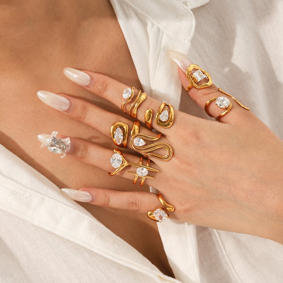 Prsten Luxe Gemstone One