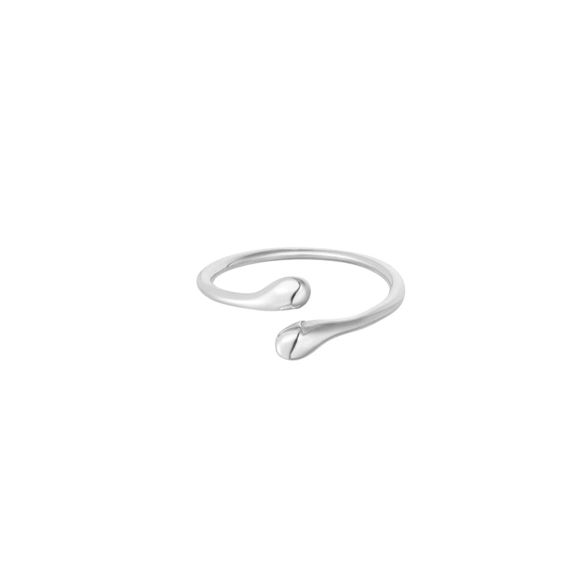 Prsten Luxe Basic Open - silver