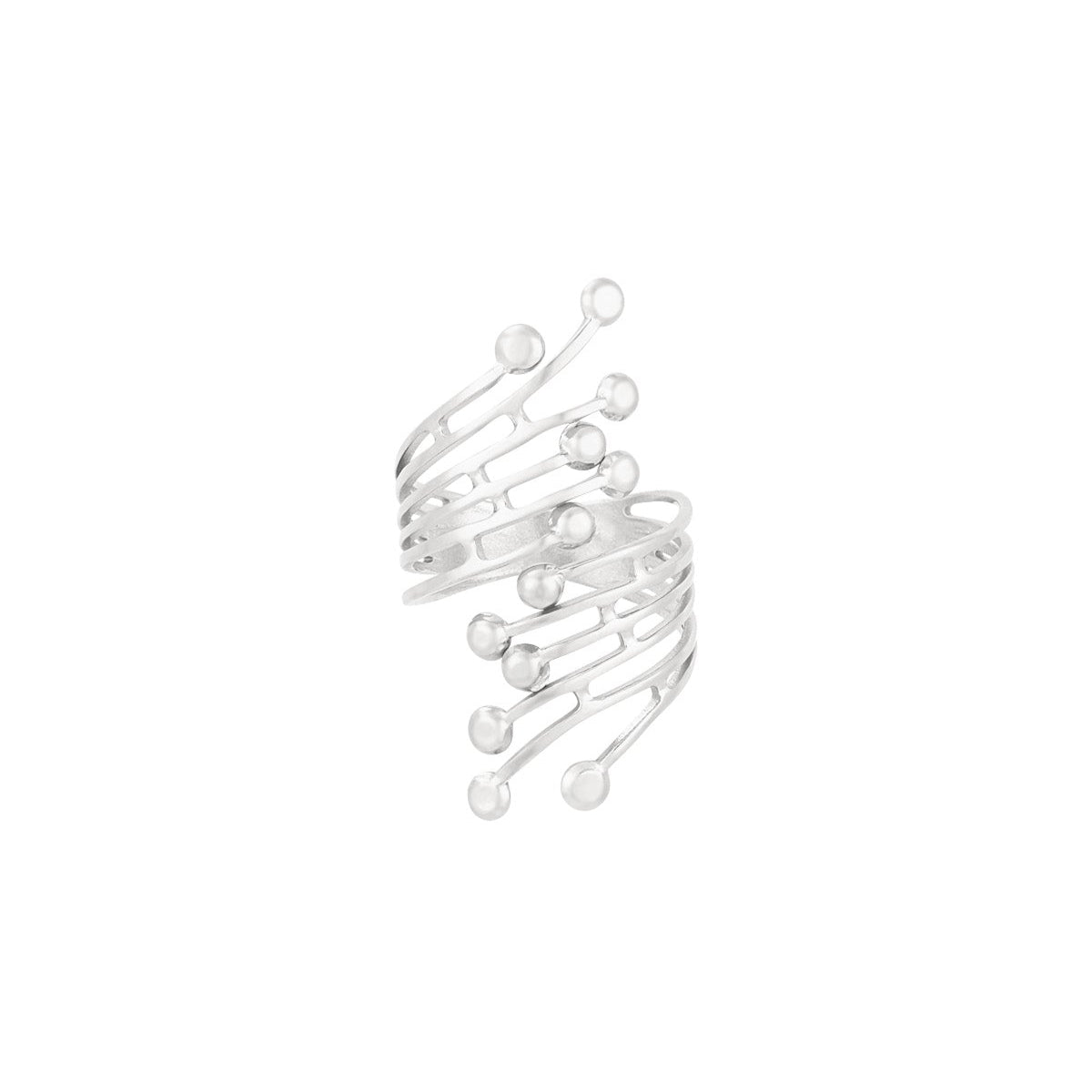 Prsten Luxe Dot Delight - silver