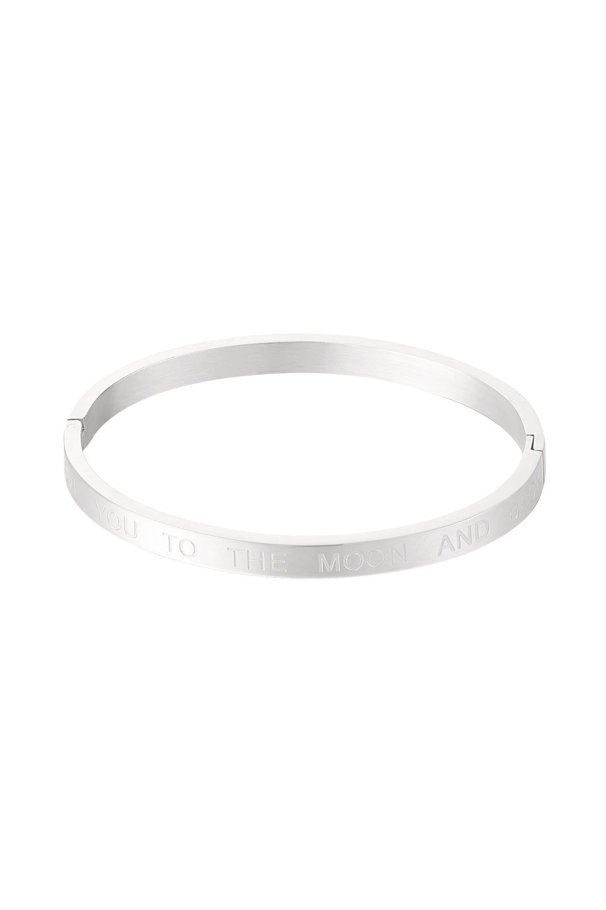 Bracciale Luxe Slave Love You to the Moon and Back - Argento