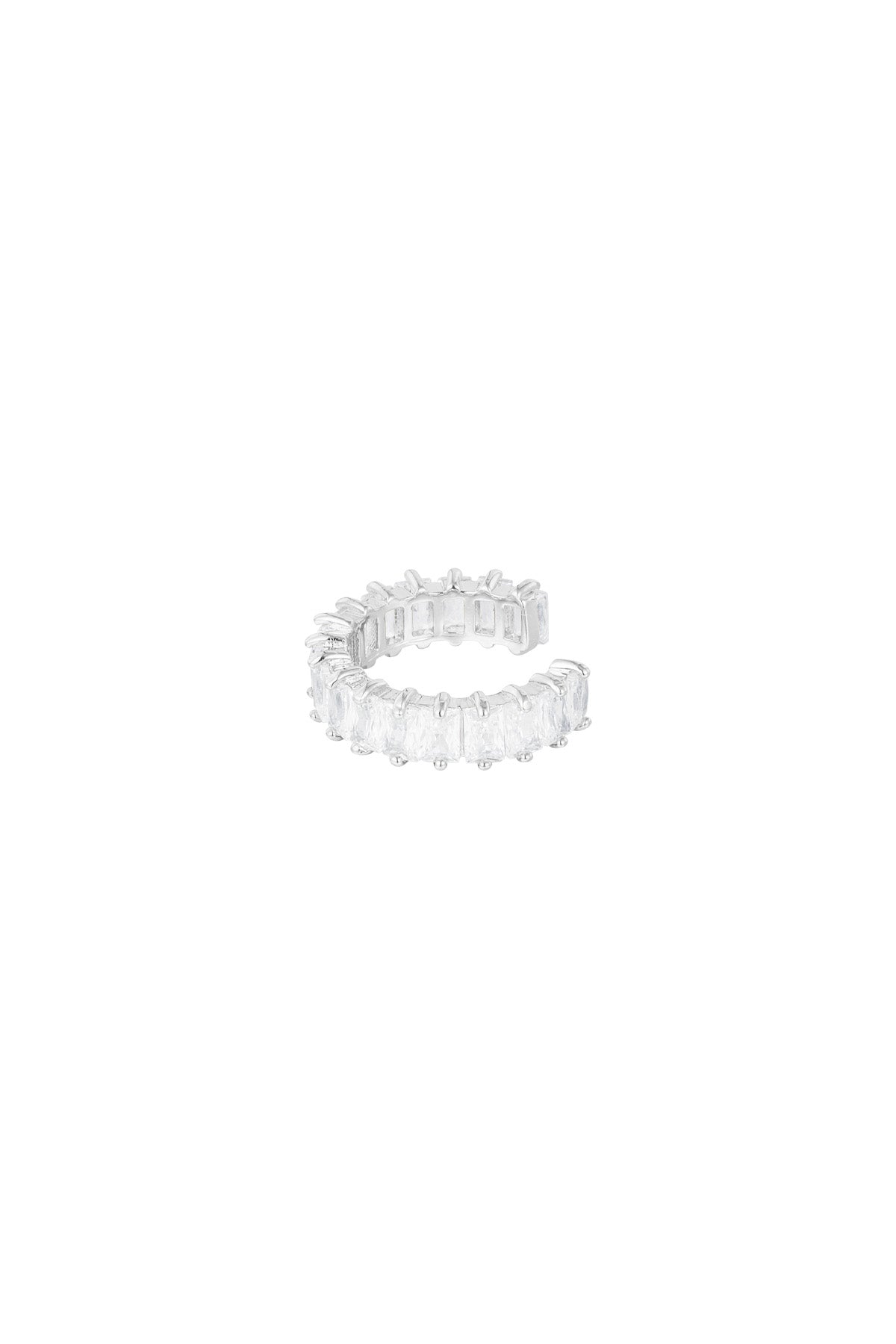 Earcuff Bold Diamond - silver
