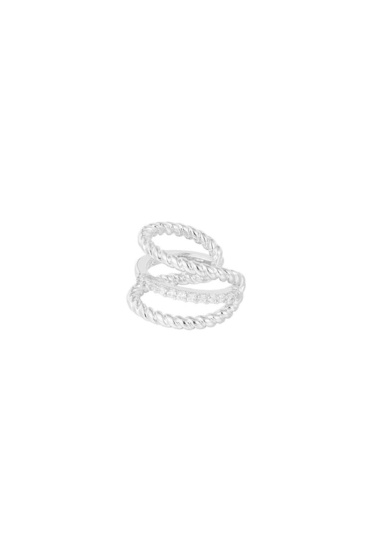 Earcuff Twisted - silver