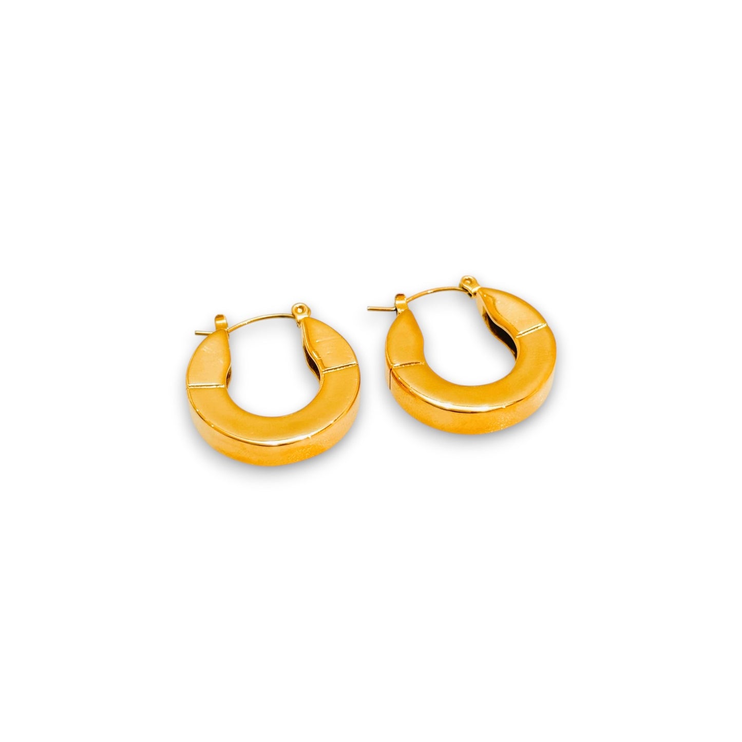 Naušnice Luxe Classic Hoop - gold