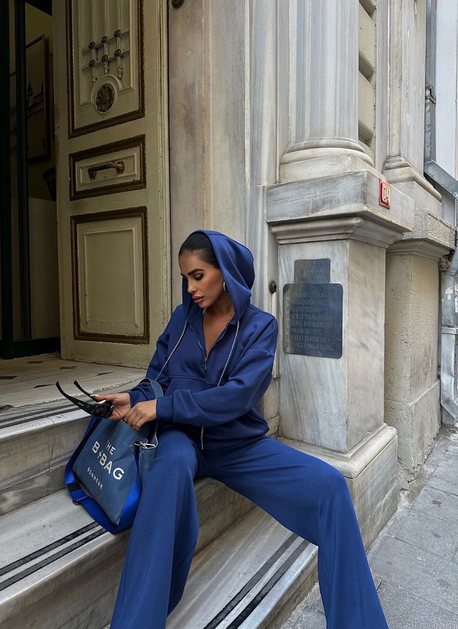 Trenirka Hooded Two Piece - Indigo