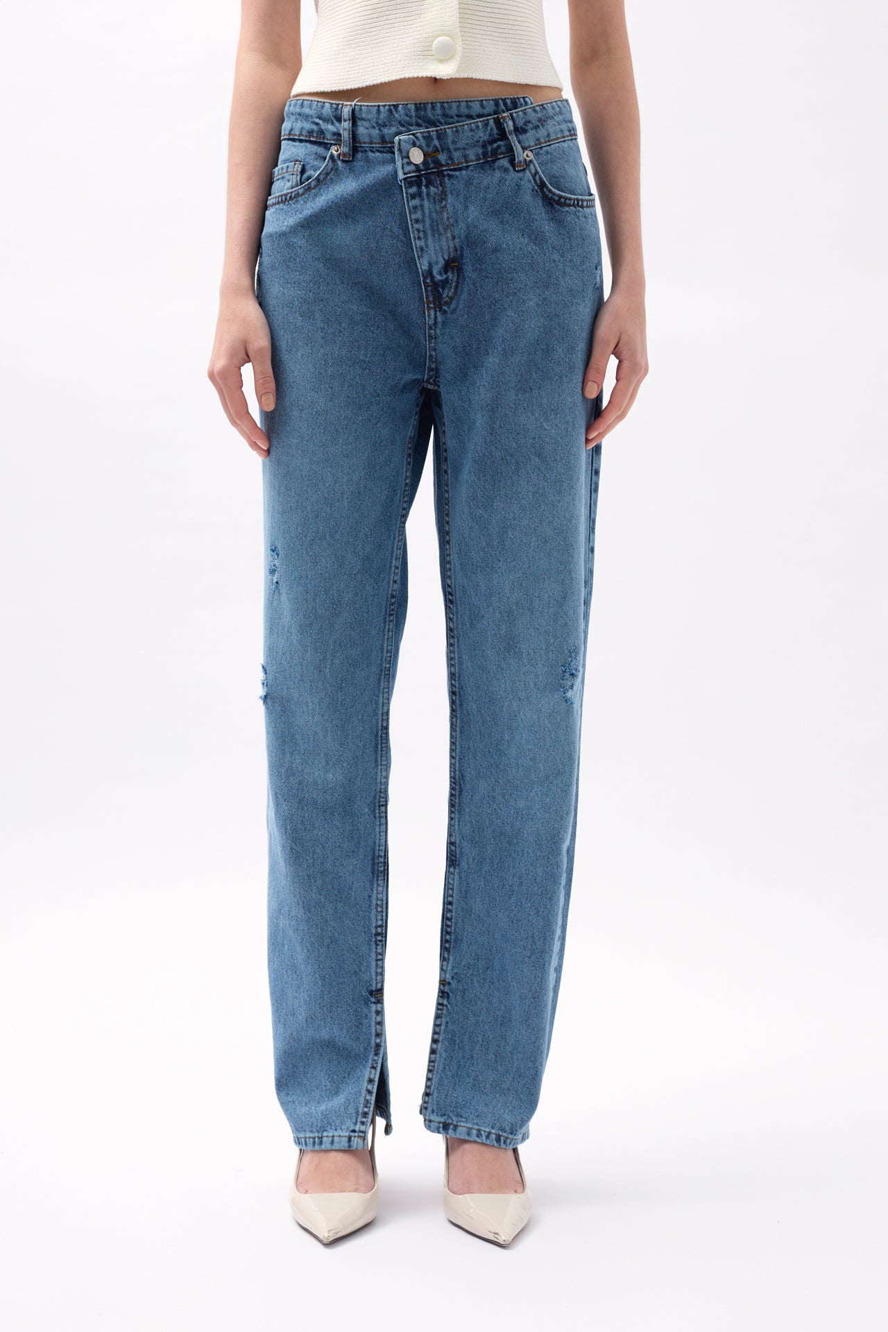 Traperice Ripped Asymmetric Laser - blue
