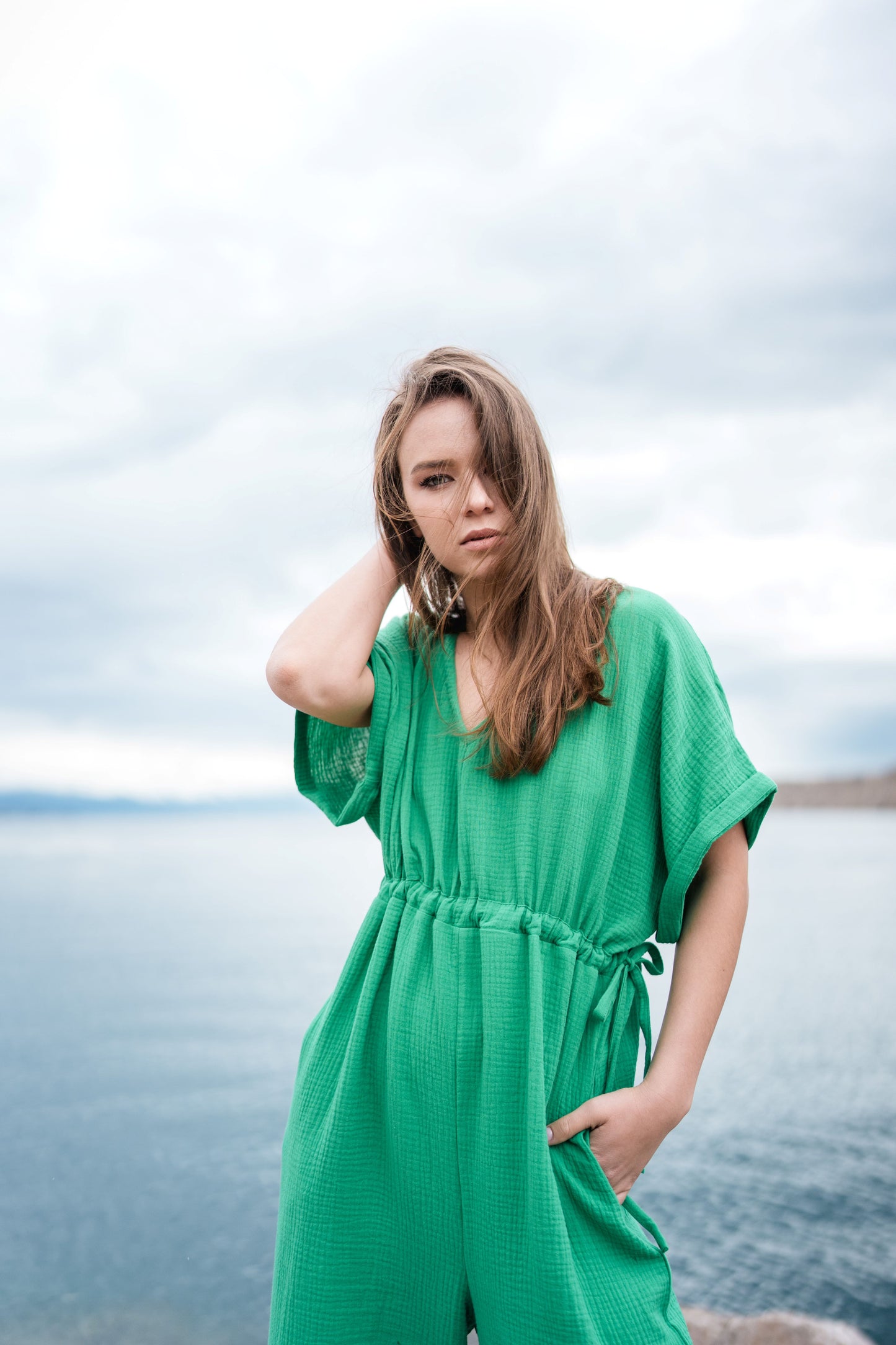 Ease In Jumpsuit - green