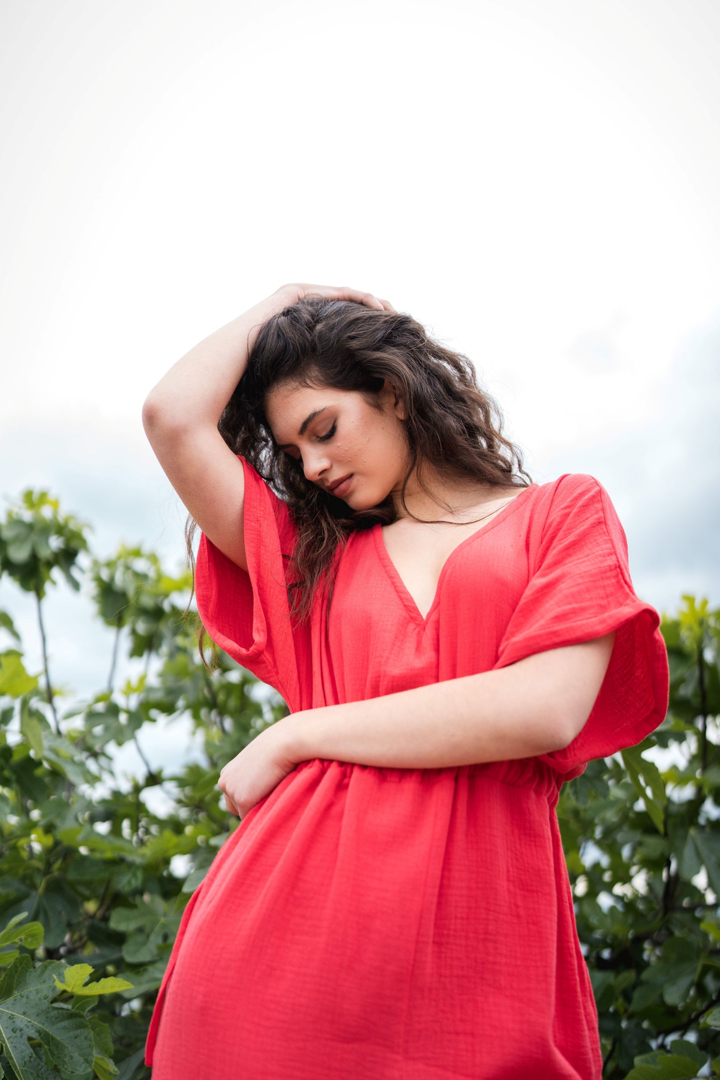 Ease In Jumpsuit - red