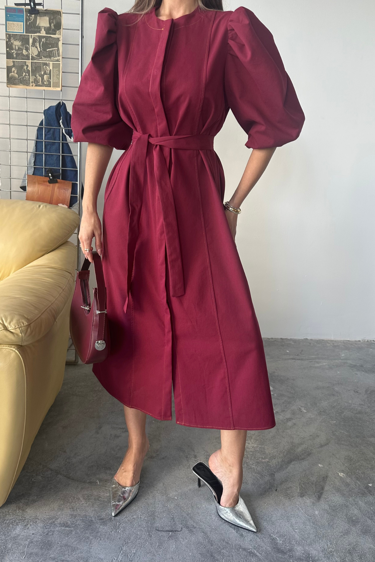 Haljina Style Tencel Watermelon Sleeve