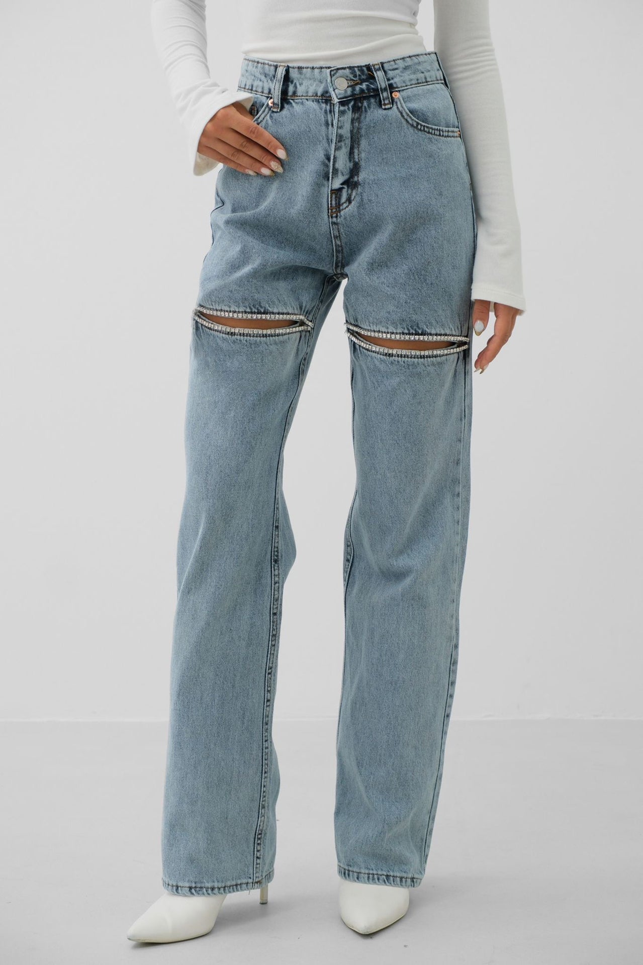 Traperice Leg Decollete Stoned - Blue