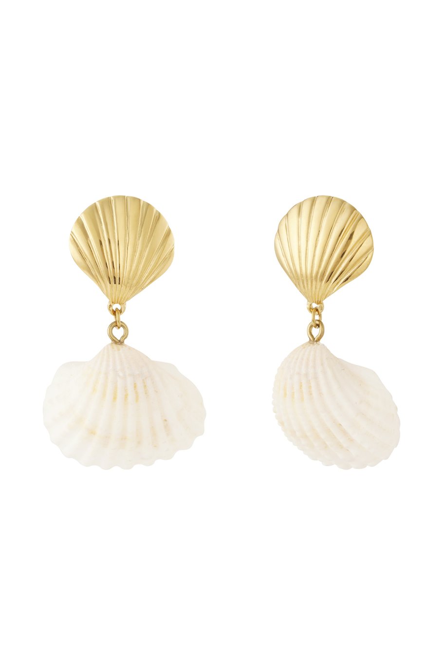 Naušnice Luxe Shell and Sea