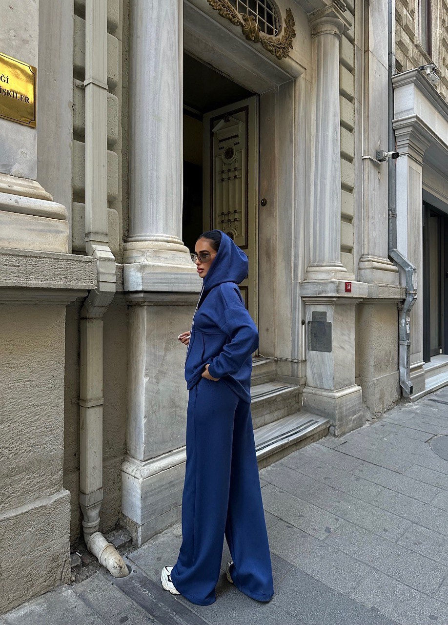 Trenirka Hooded Two Piece - Indigo