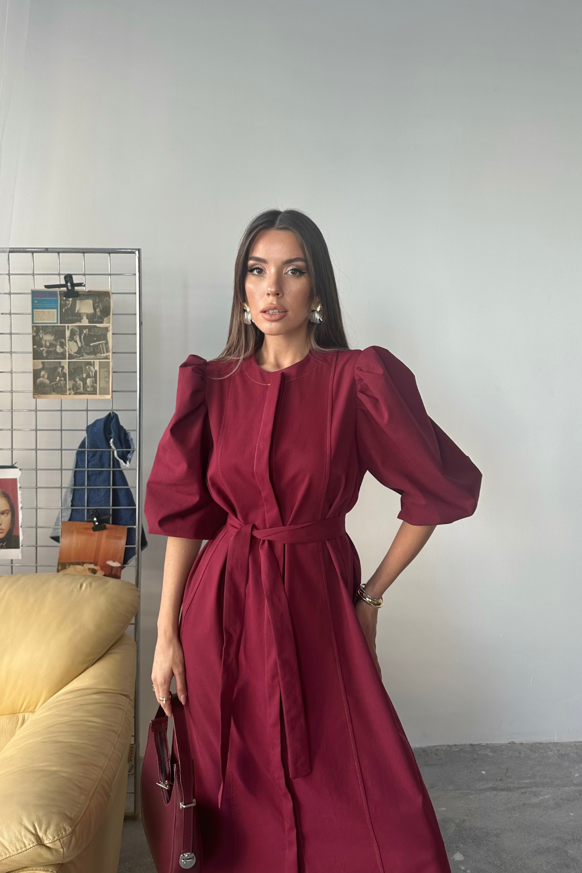Haljina Style Tencel Watermelon Sleeve