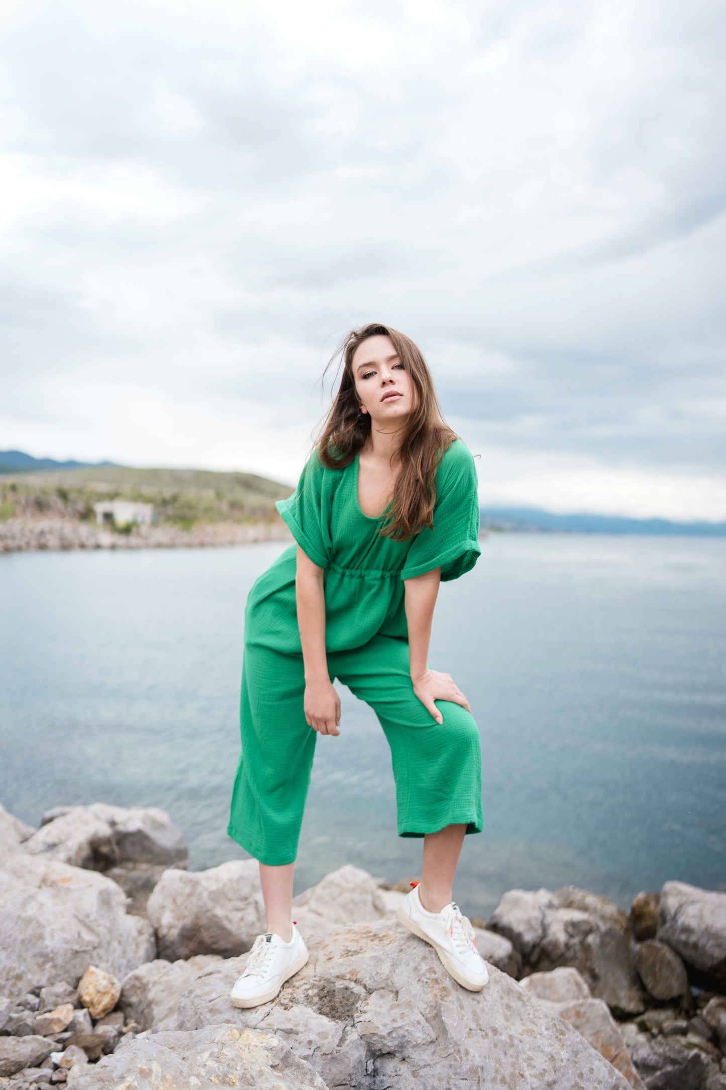 Ease In Jumpsuit - green