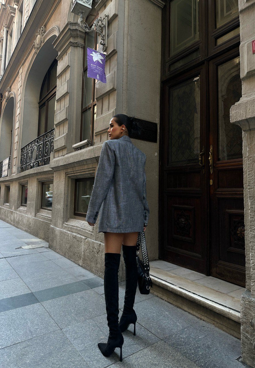 Jacket Oversize Special Tufted - Grey
