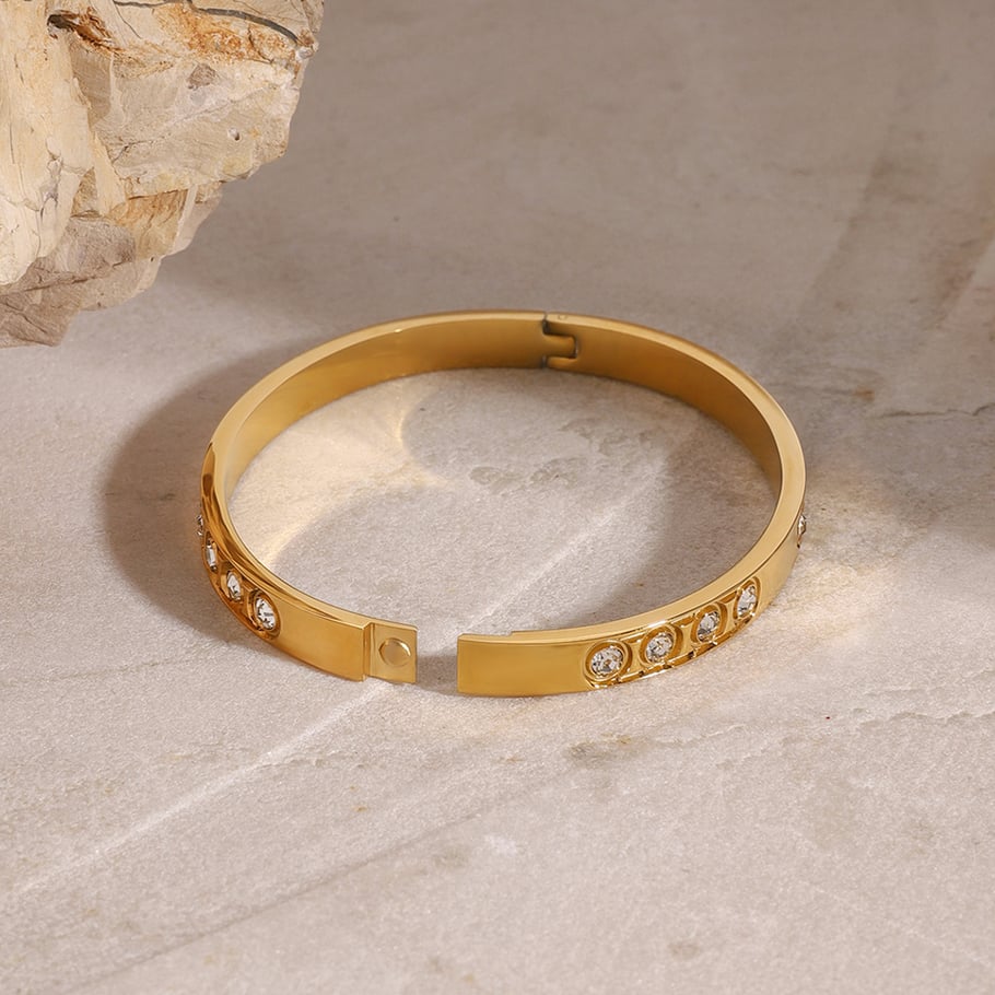 Luxe Bangle Circles Bracelet