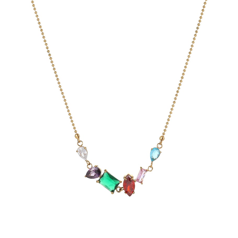 Lančić Luxe Colorful Geometric