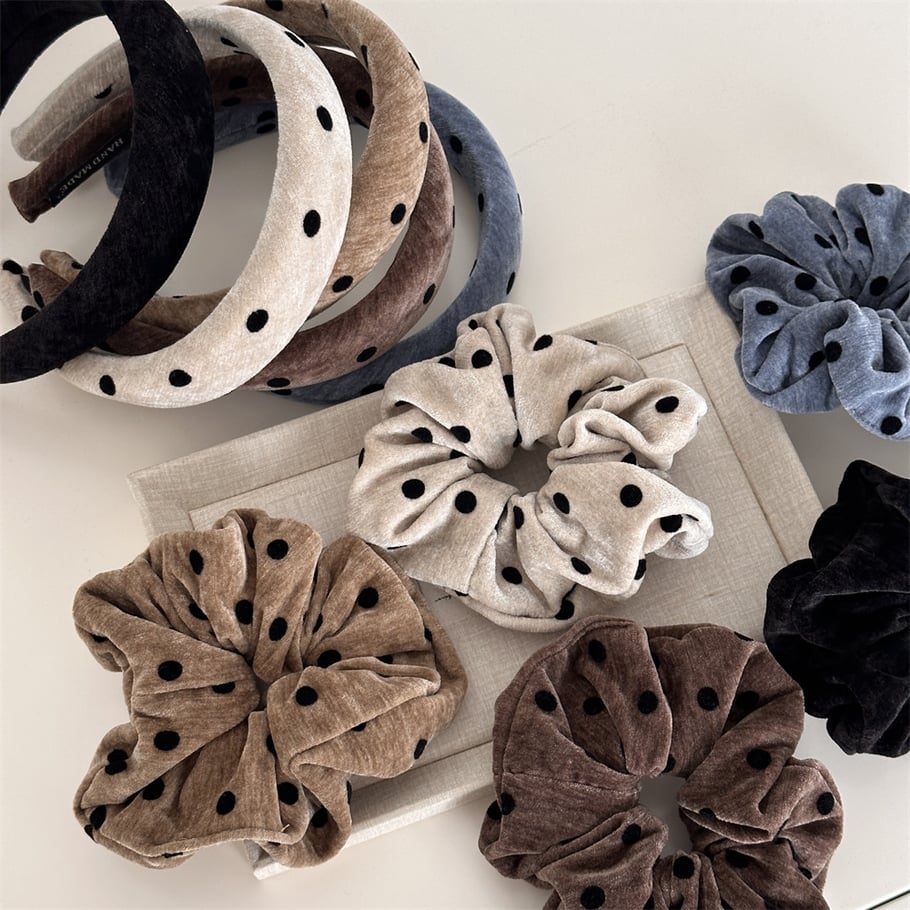 Rajf Polka Dot - dark brown