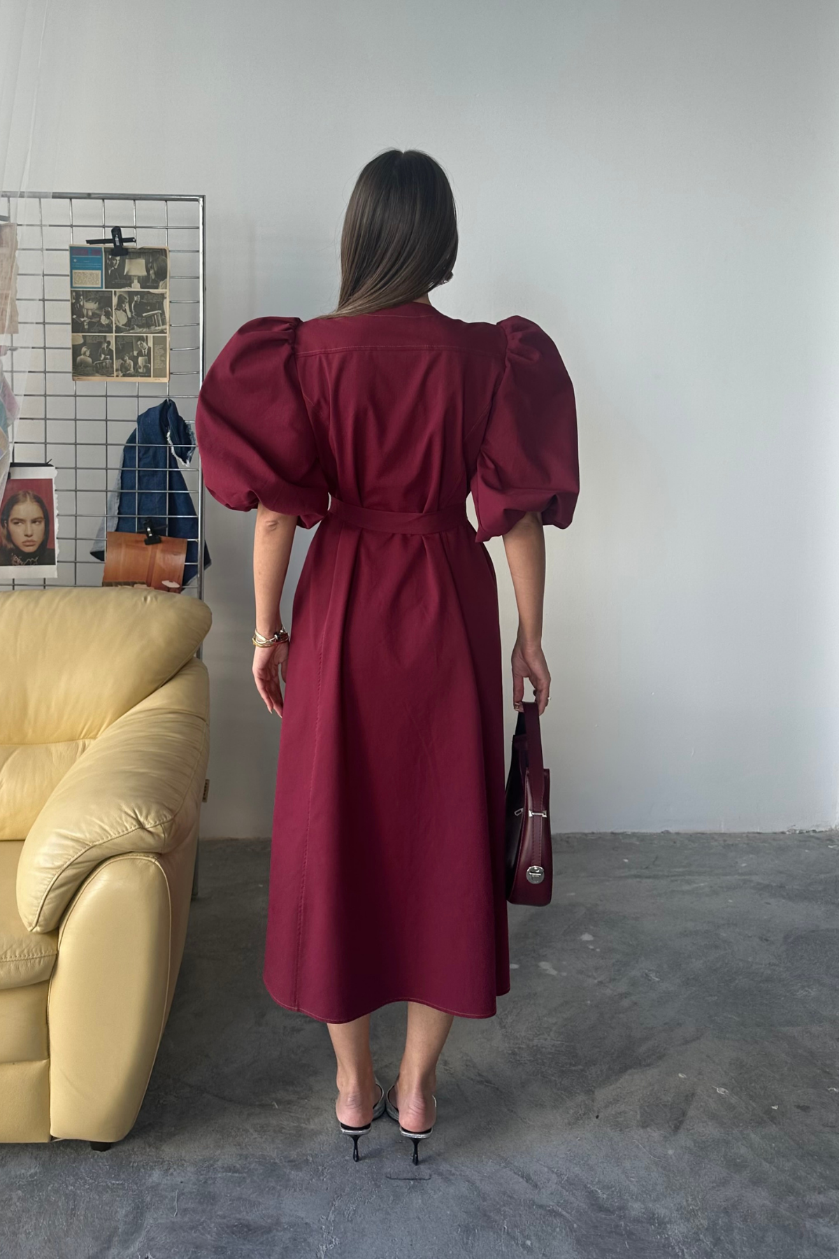 Haljina Style Tencel Watermelon Sleeve
