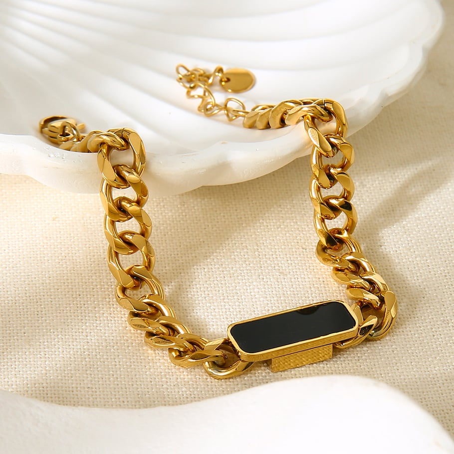Narukvica Luxe Black Rectangle