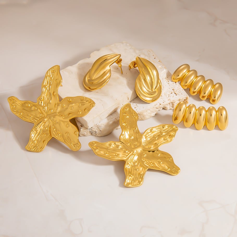 Naušnice Luxe Star Petal
