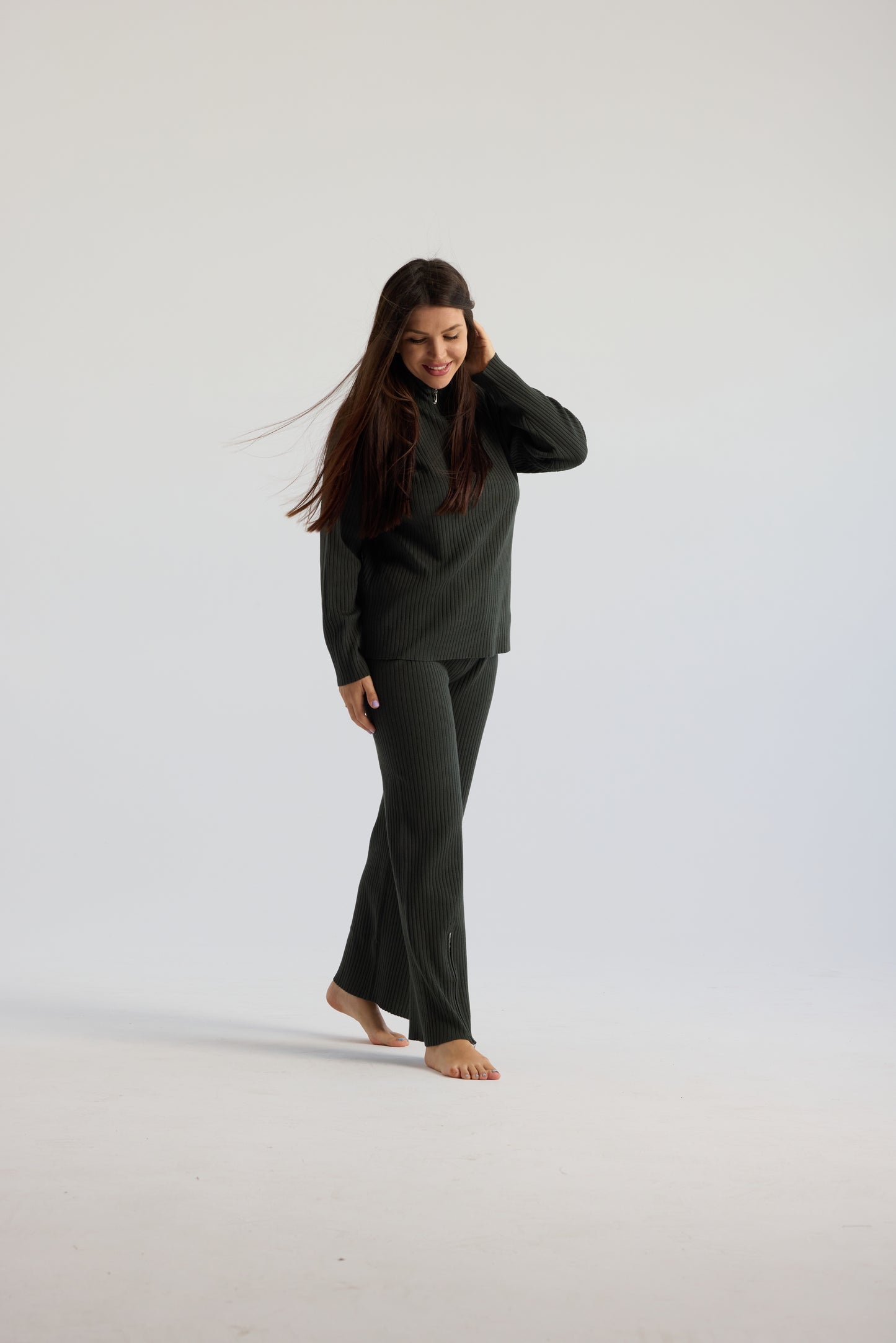 Tracksuit Style Dark Green