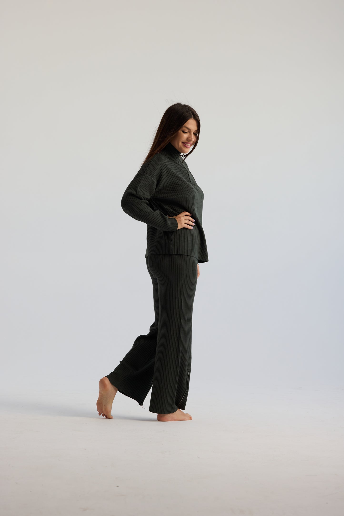 Tracksuit Style Dark Green