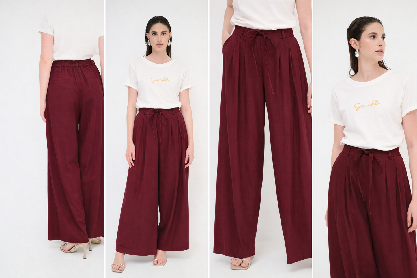 Tweed Fabric Three Piece Suit - Dusty Rose