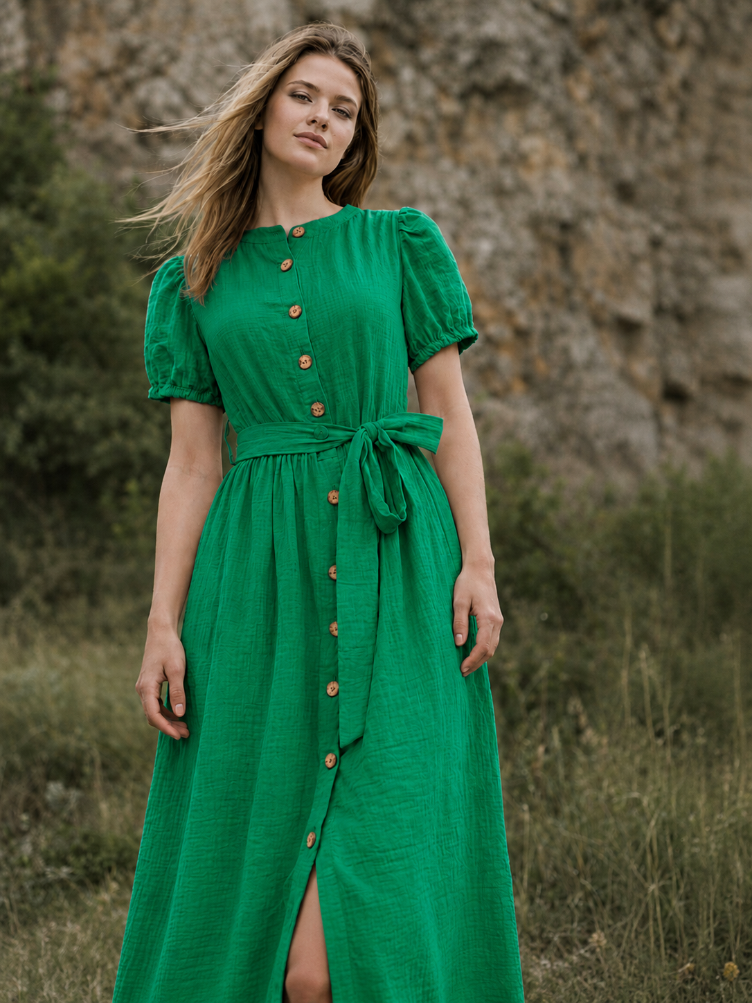 Green Muslin Breeze