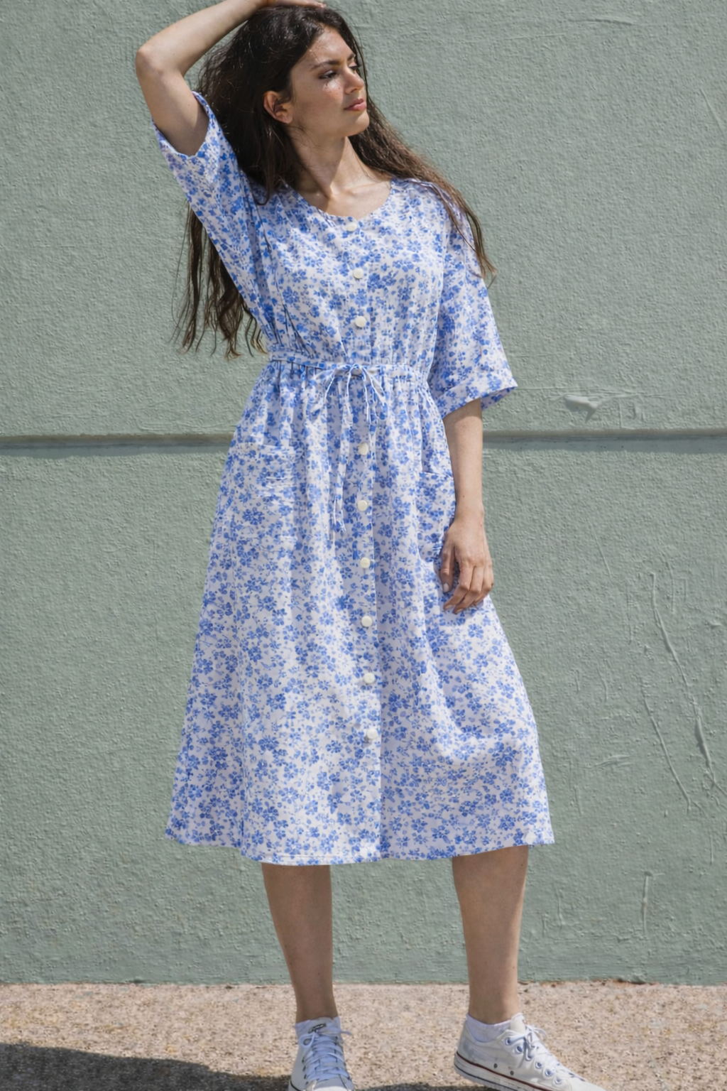 Summer Loose - BLUE FLOWERS