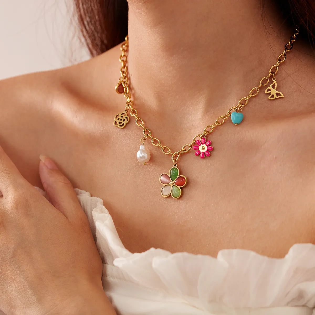 Collana di fiori di lusso