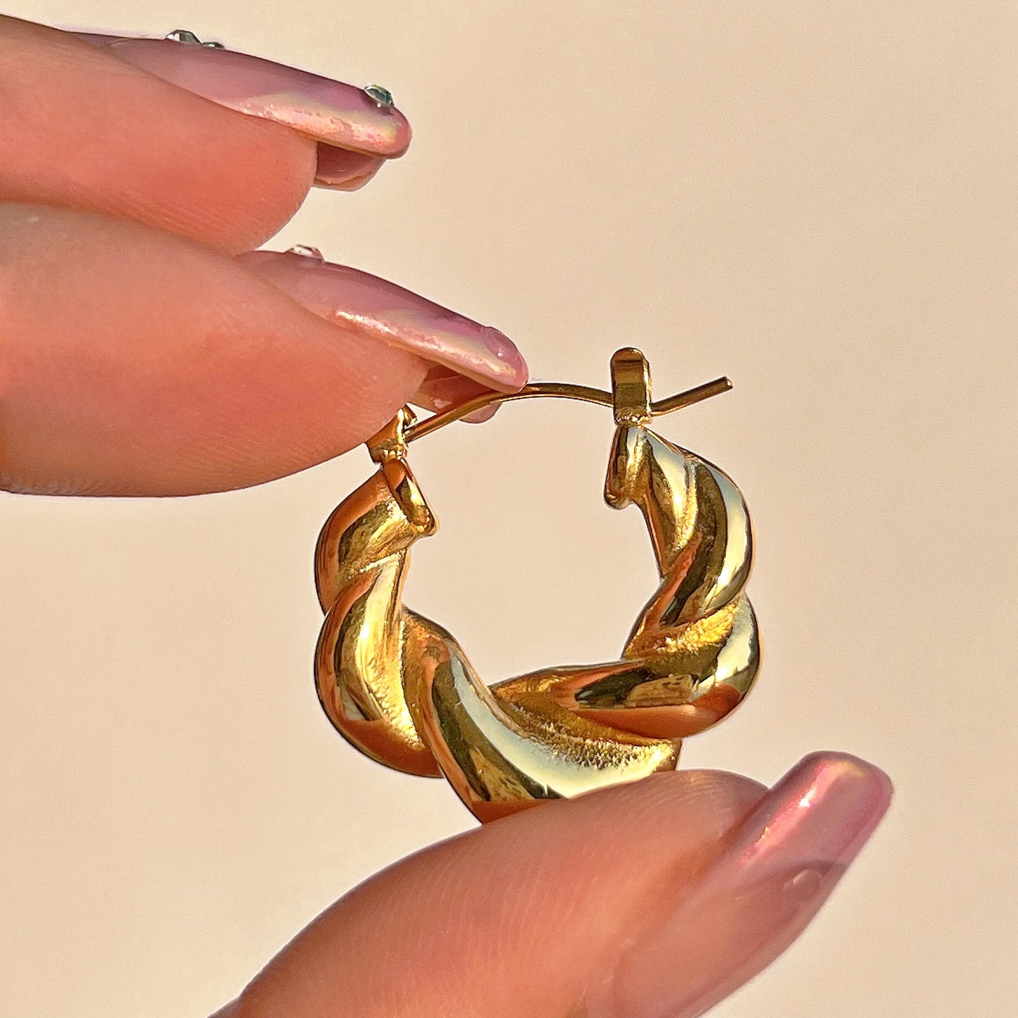 Orecchini Twist minimalisti di lusso