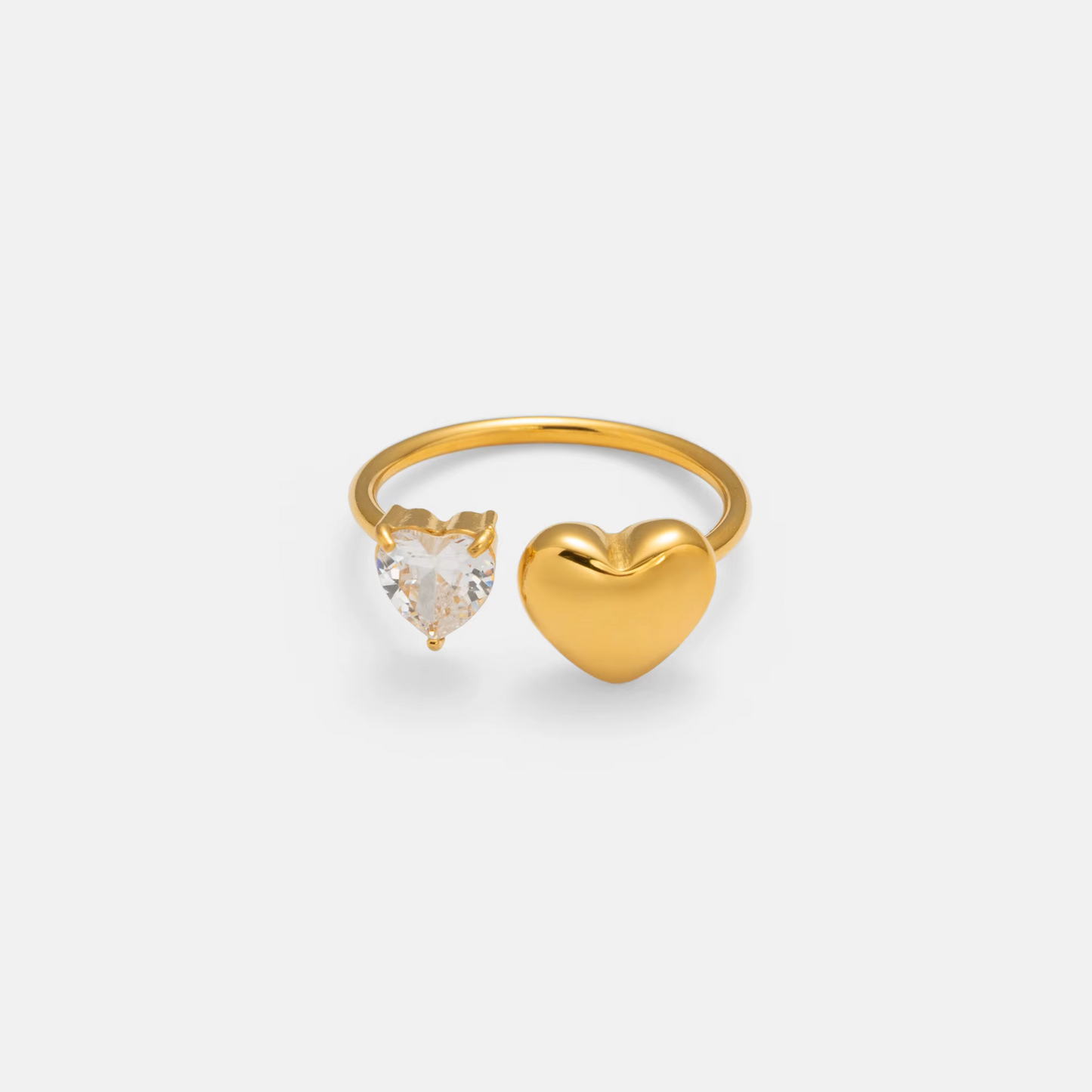 Prsten Luxe Zircon Heart
