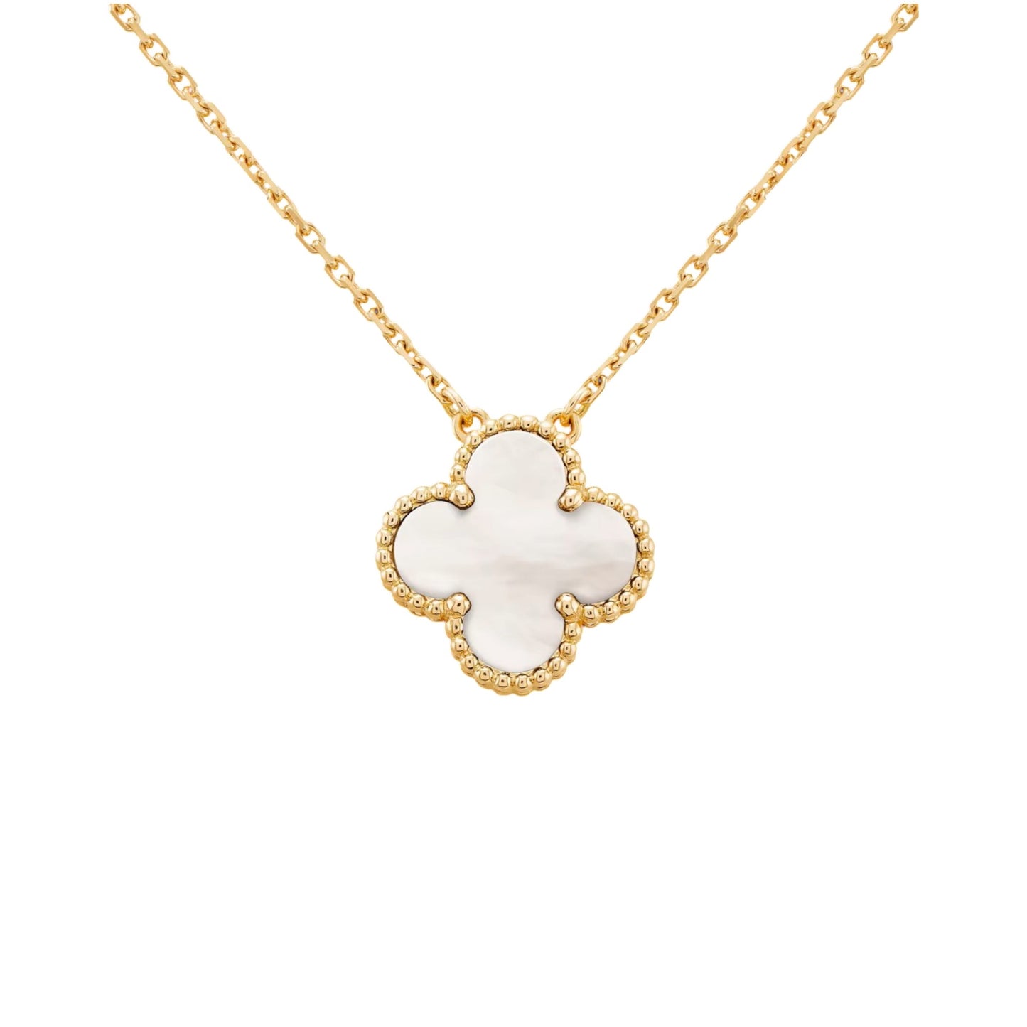 Lančić Luxe Clover - gold/white