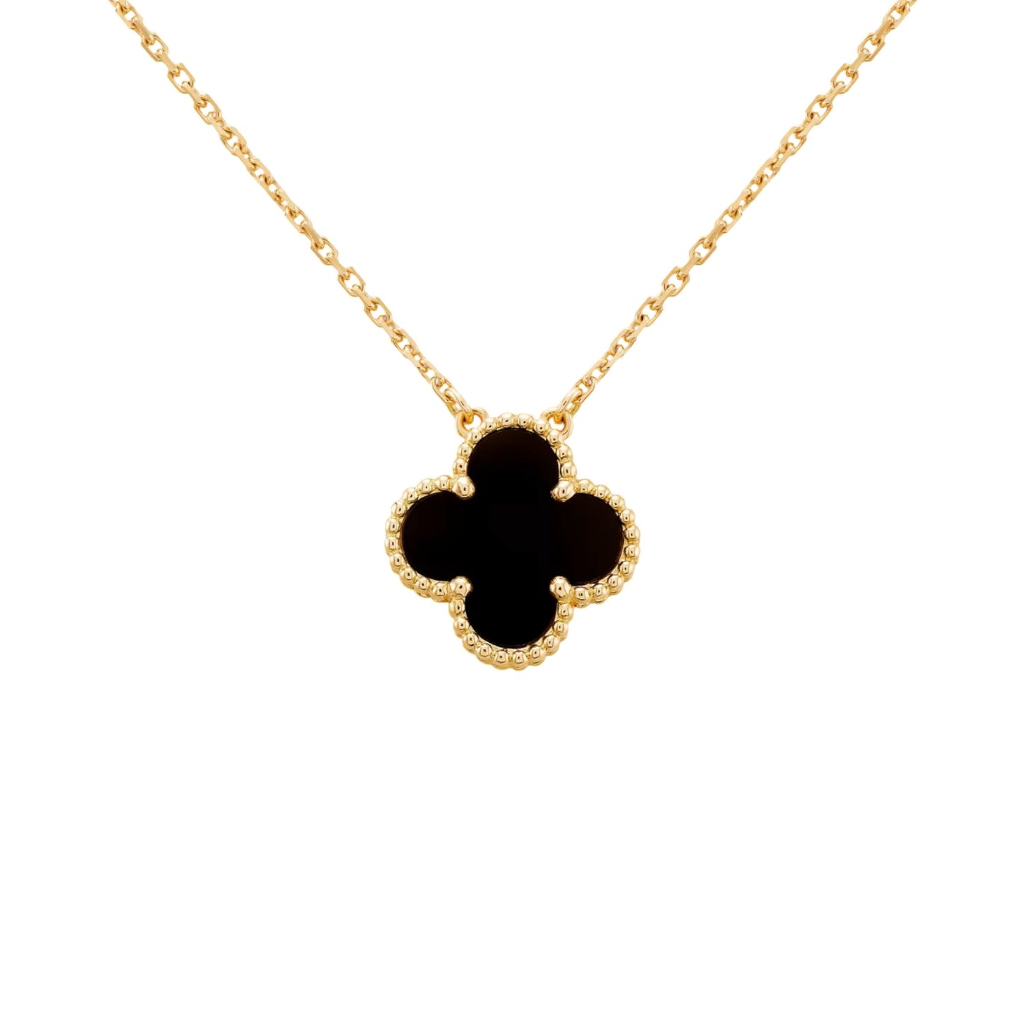 Lančić Luxe Clover - gold/black