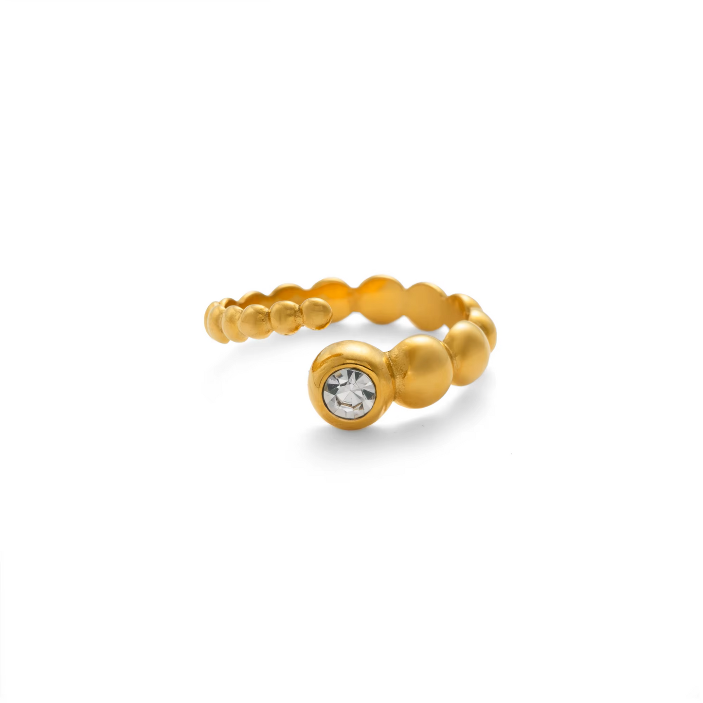 Prsten Luxe Bone Claw - gold