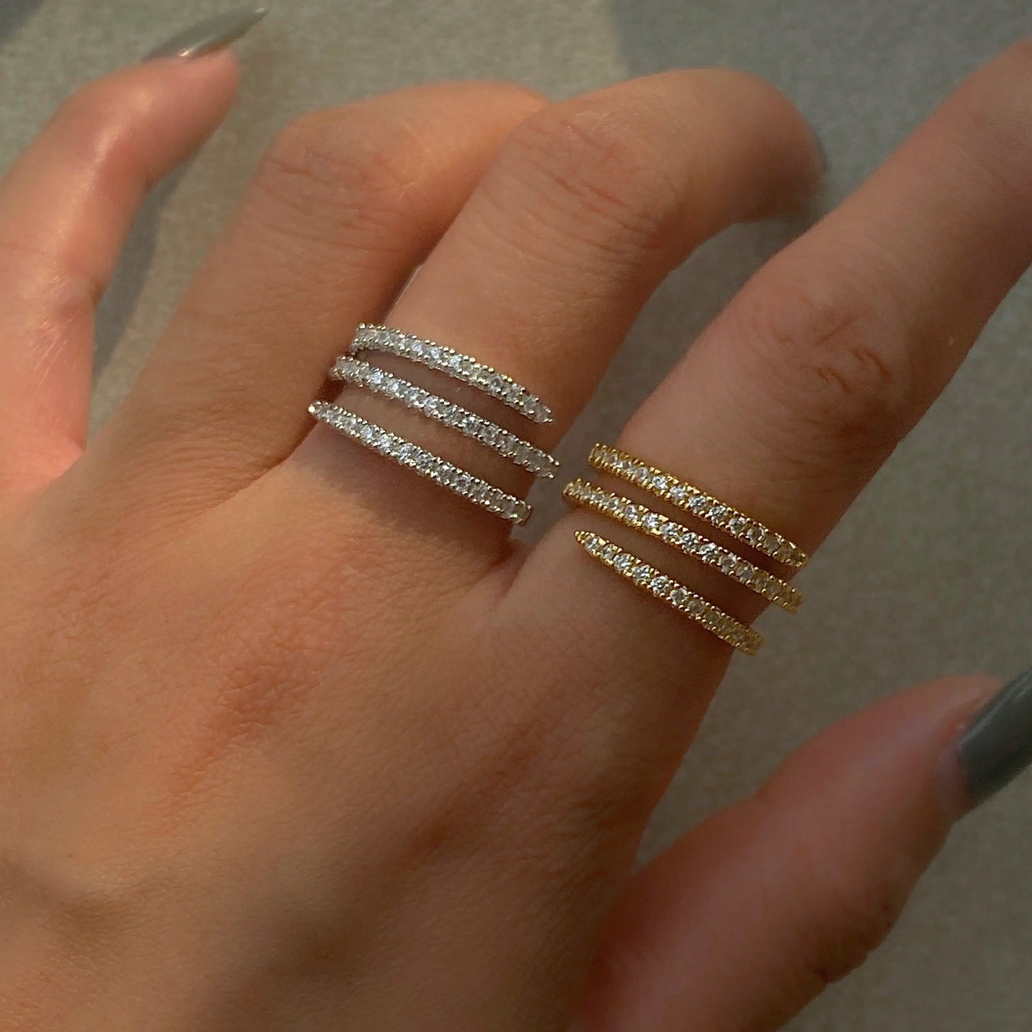 Prsten Luxe Cubic Zirconia - silver