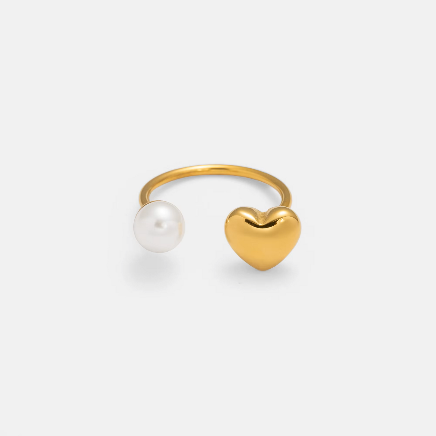 Prsten Luxe Pearl Heart