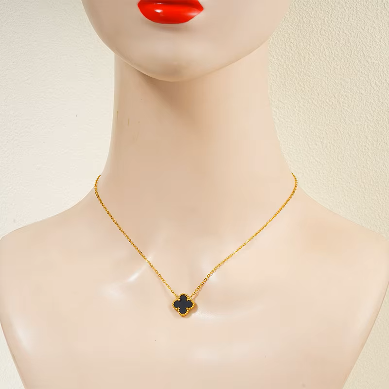 Catena Luxe Clover - oro/nero