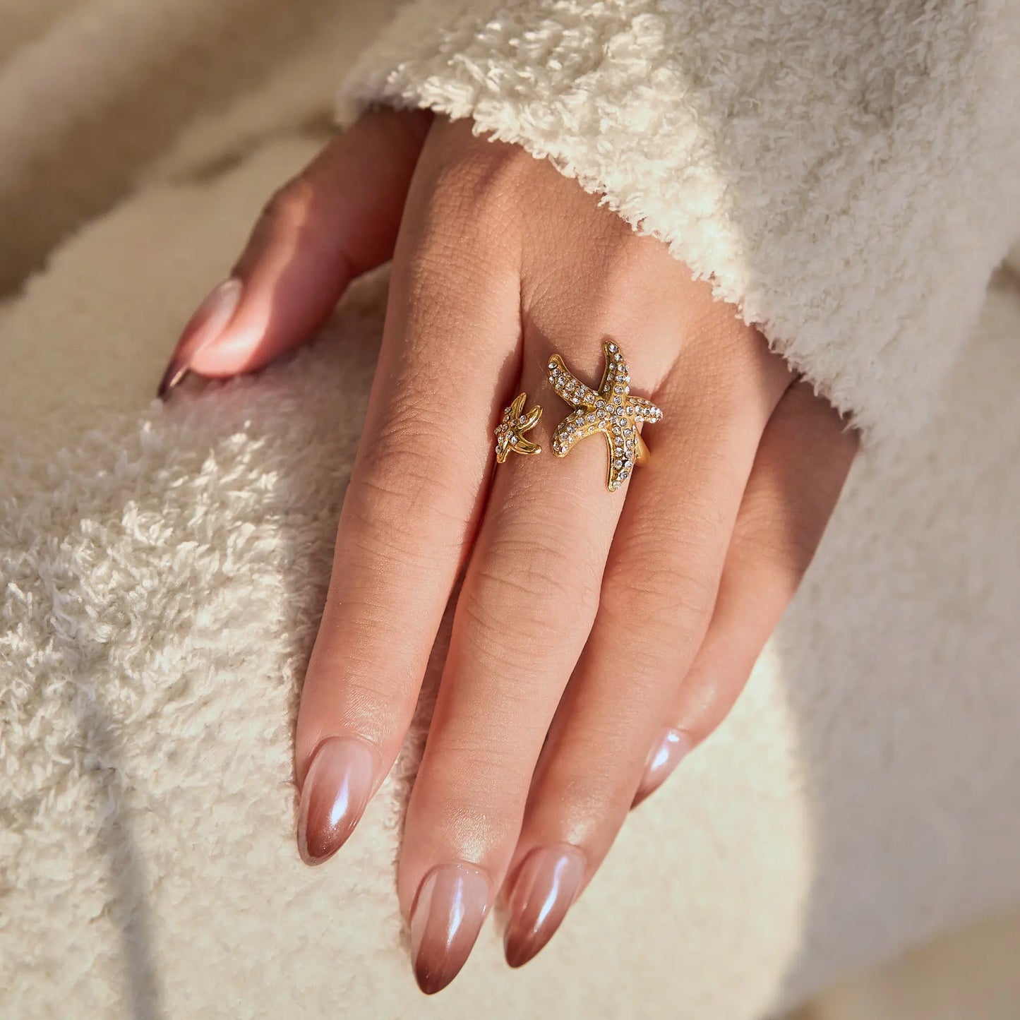 Prsten Luxe Starfish